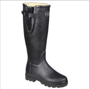 Le Chameau boots fur lined
